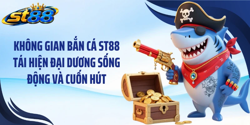 Không gian bắn cá ST88 tái hiện đại dương sống động và cuốn hút